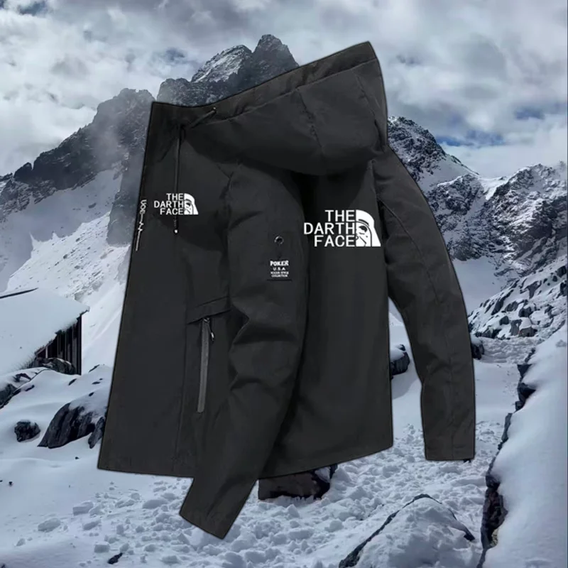 Outdoor Adventure Sports - جاكيت رجالي كاجوال بطبعة عصرية لجميع