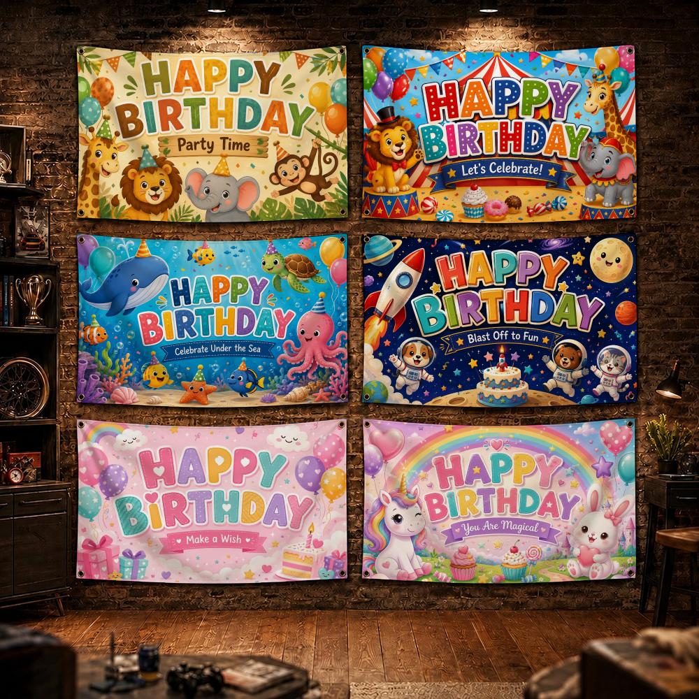 أعلام حفلات أعياد الميلاد ذات  - مراجعة Outdoor Adventure Birthday Party وسعره