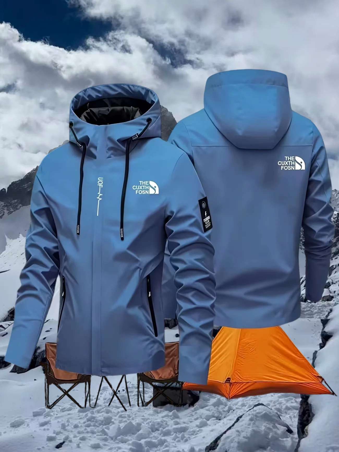 جاكيت رجالي كاجوال بطبعة عصرية - مراجعة Outdoor Adventure Sports وسعره